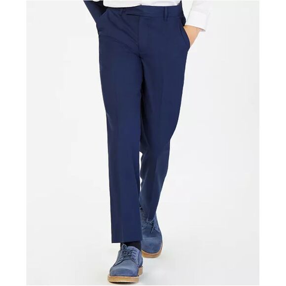 Calvin Klein Other - Calvin Klein‎ Navy Suit Pants Slim Fit Boys Size 14 Husky